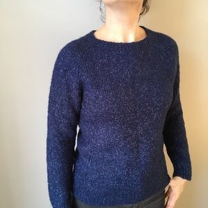 Gap Navy Wool Blend Crew Neck Sweater, size XSmall